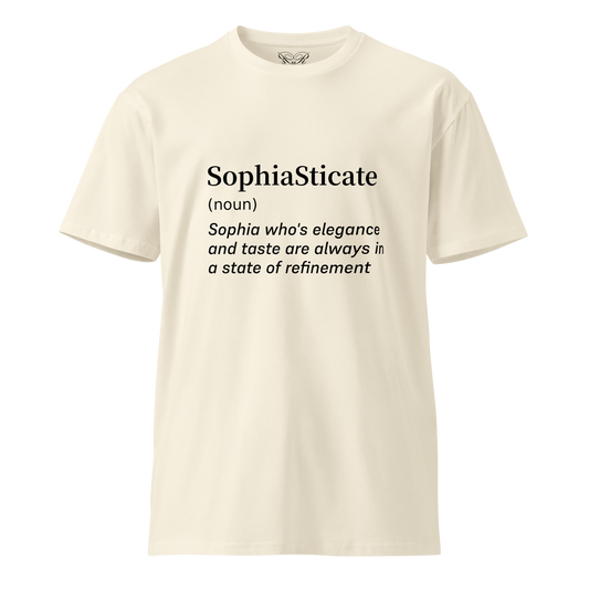 Premium t-shirt "Sophiasticate"